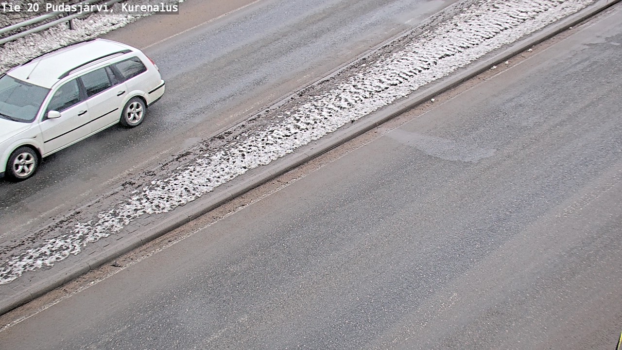 Weather Camera Image Väg 20Pudasjärvi, Kurenalus, Pudasjärvi, Pohjois-Pohjanmaa