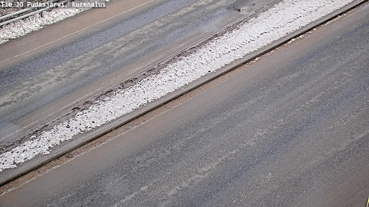 Weather Camera Image Väg 20Pudasjärvi, Kurenalus, Pudasjärvi, Pohjois-Pohjanmaa