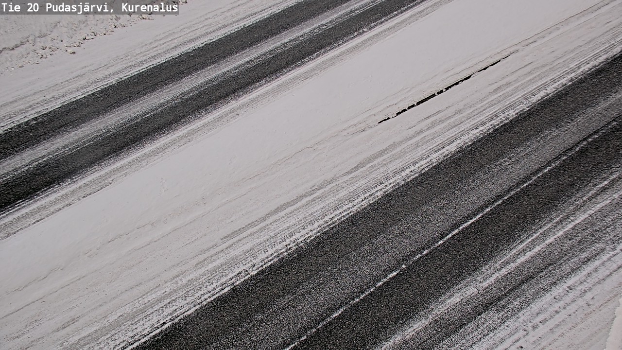 Kelikamerat Kuva Tie 20 Pudasjärvi, Kurenalus, Pudasjärvi, Pohjois-Pohjanmaa