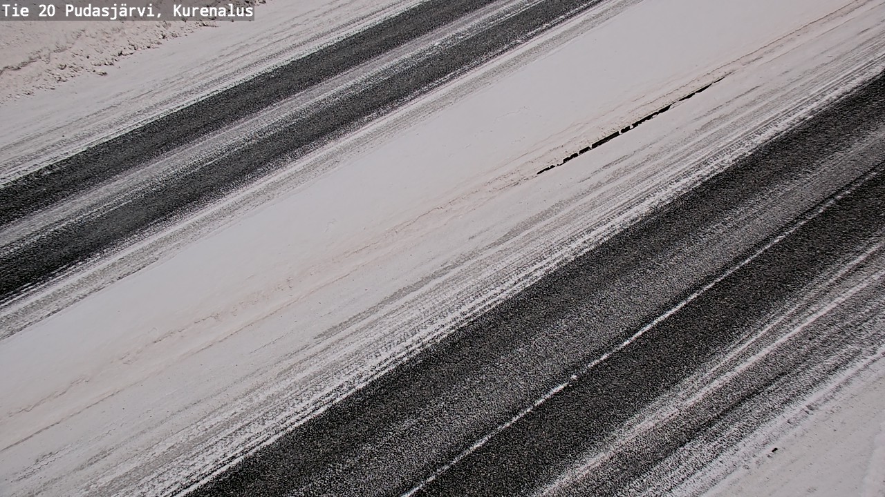 Kelikamerat Kuva Tie 20 Pudasjärvi, Kurenalus, Pudasjärvi, Pohjois-Pohjanmaa