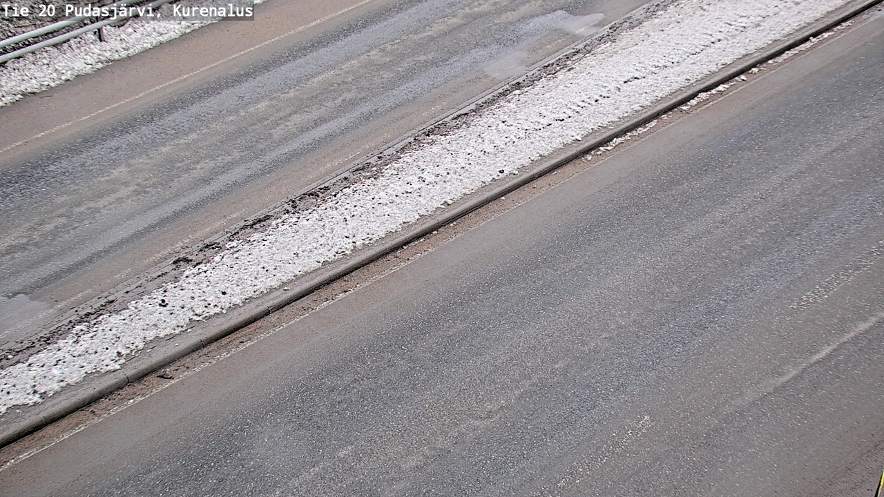 Weather Camera Image Väg 20Pudasjärvi, Kurenalus, Pudasjärvi, Pohjois-Pohjanmaa