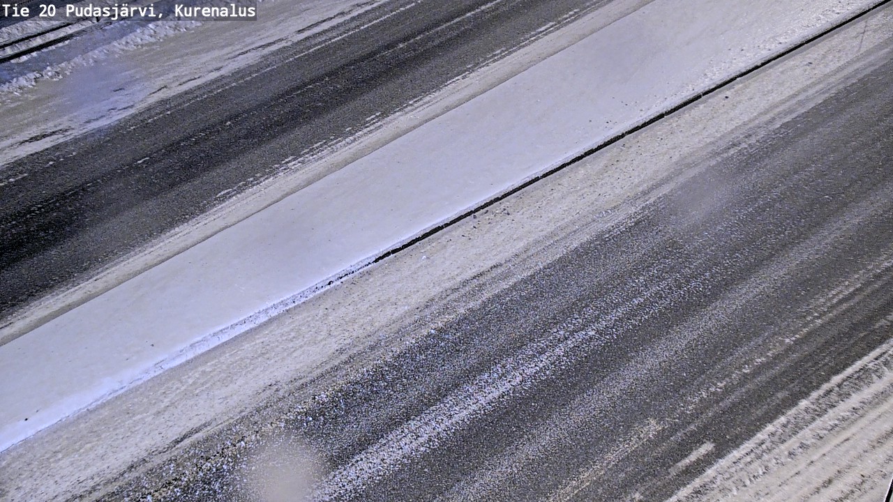 Weather Camera Image Väg 20Pudasjärvi, Kurenalus, Pudasjärvi, Pohjois-Pohjanmaa