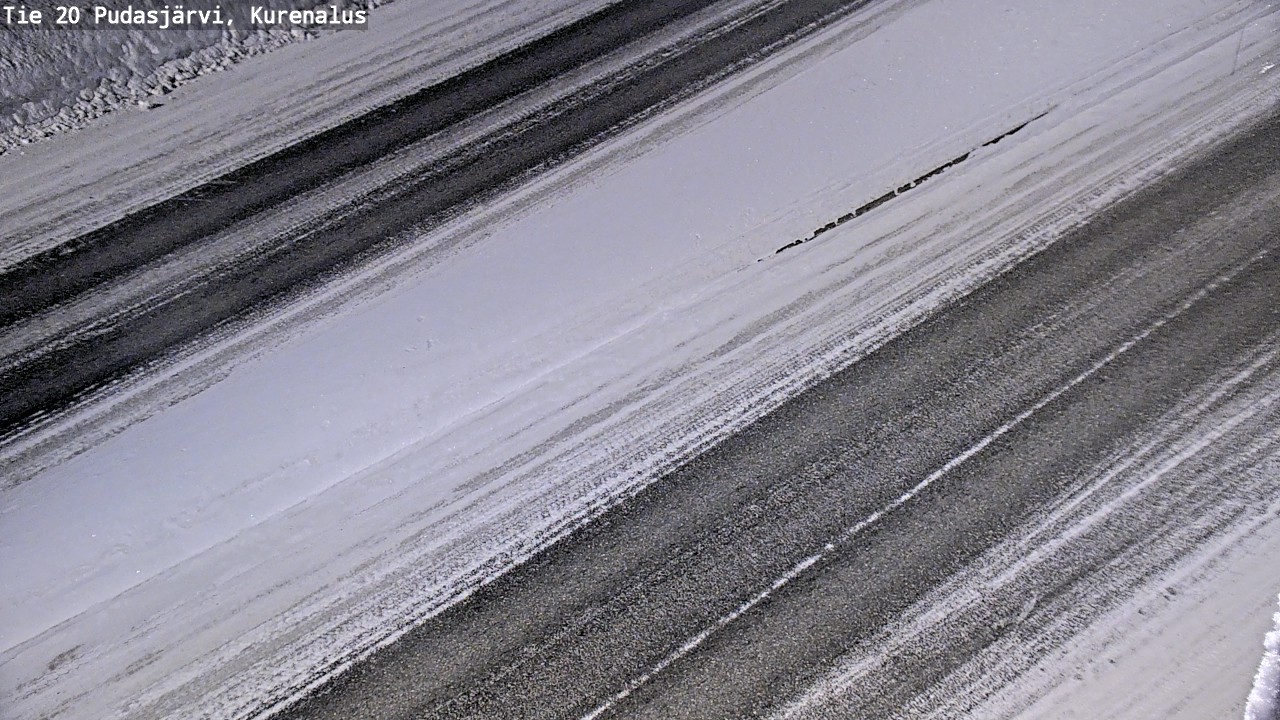 Kelikamerat Kuva Tie 20 Pudasjärvi, Kurenalus, Pudasjärvi, Pohjois-Pohjanmaa