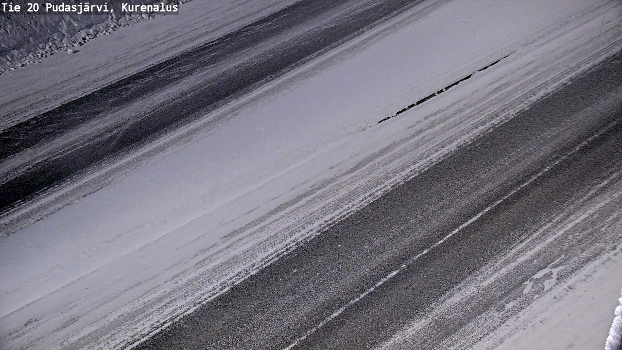Kelikamerat Kuva Tie 20 Pudasjärvi, Kurenalus, Pudasjärvi, Pohjois-Pohjanmaa