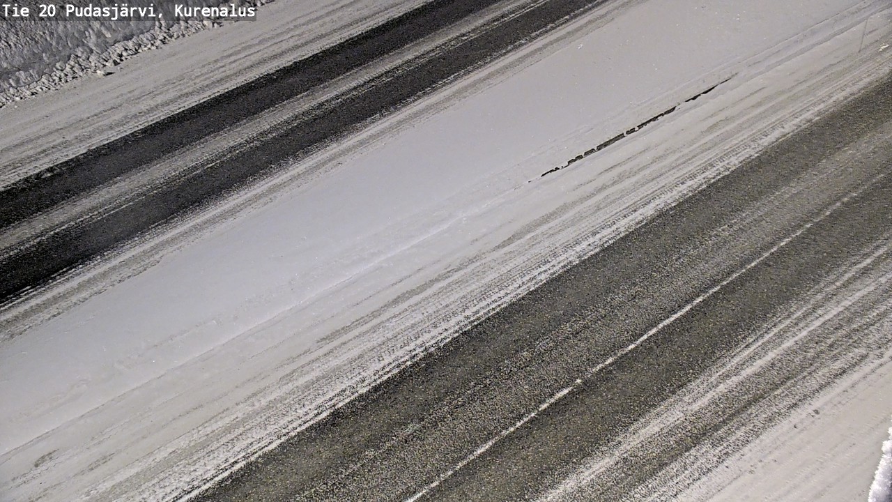 Kelikamerat Kuva Tie 20 Pudasjärvi, Kurenalus, Pudasjärvi, Pohjois-Pohjanmaa