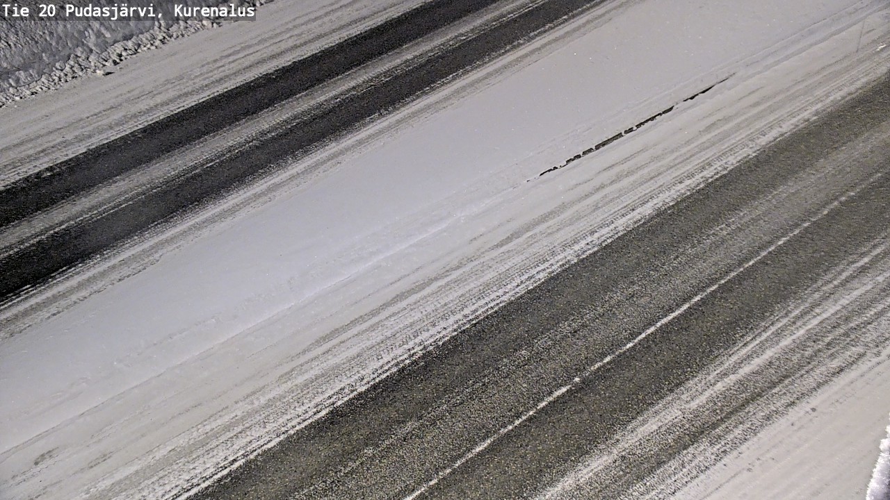 Kelikamerat Kuva Tie 20 Pudasjärvi, Kurenalus, Pudasjärvi, Pohjois-Pohjanmaa