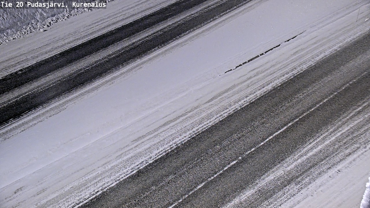 Kelikamerat Kuva Tie 20 Pudasjärvi, Kurenalus, Pudasjärvi, Pohjois-Pohjanmaa
