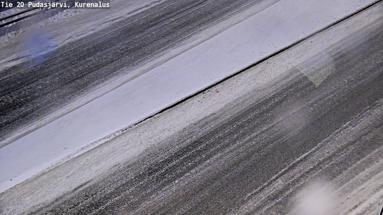 Weather Camera Image Väg 20Pudasjärvi, Kurenalus, Pudasjärvi, Pohjois-Pohjanmaa