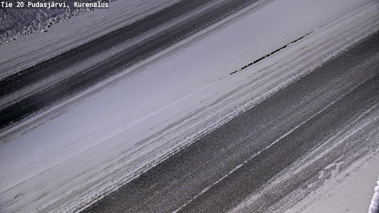 Kelikamerat Kuva Tie 20 Pudasjärvi, Kurenalus, Pudasjärvi, Pohjois-Pohjanmaa