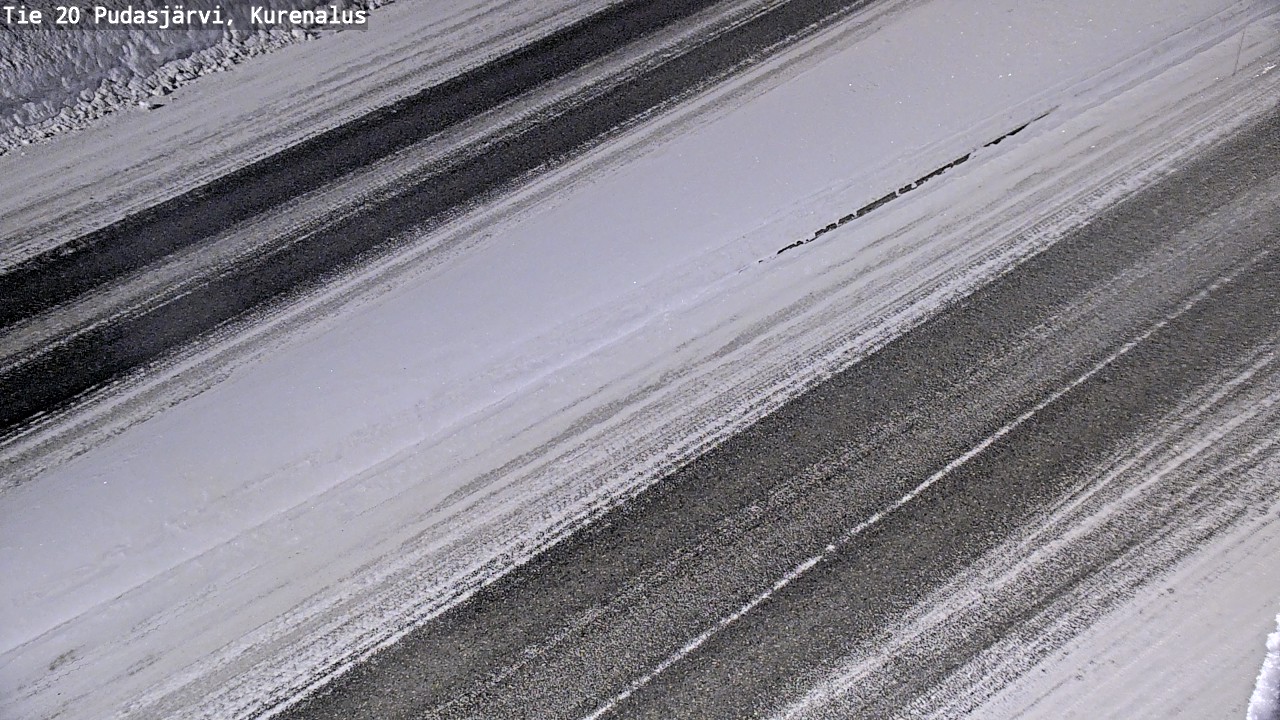 Kelikamerat Kuva Tie 20 Pudasjärvi, Kurenalus, Pudasjärvi, Pohjois-Pohjanmaa