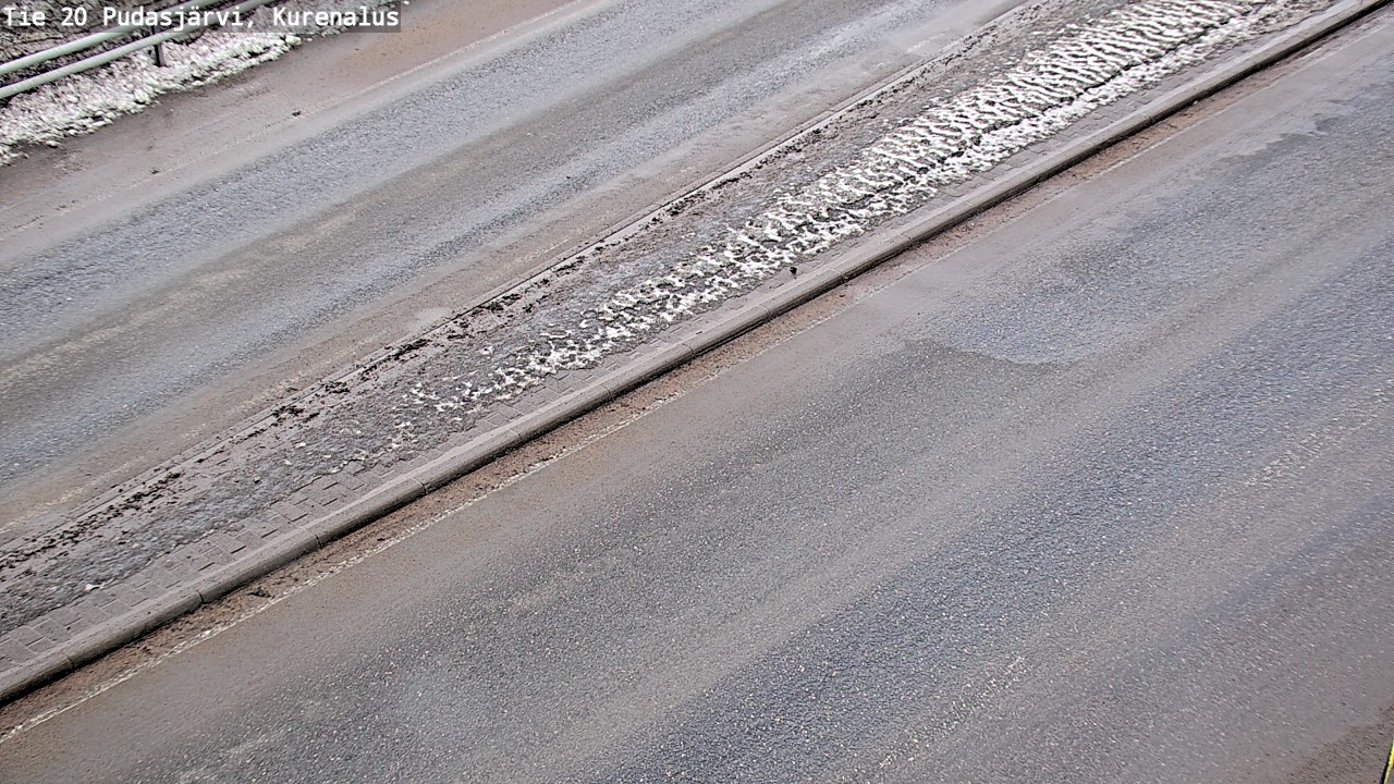 Weather Camera Image Väg 20Pudasjärvi, Kurenalus, Pudasjärvi, Pohjois-Pohjanmaa