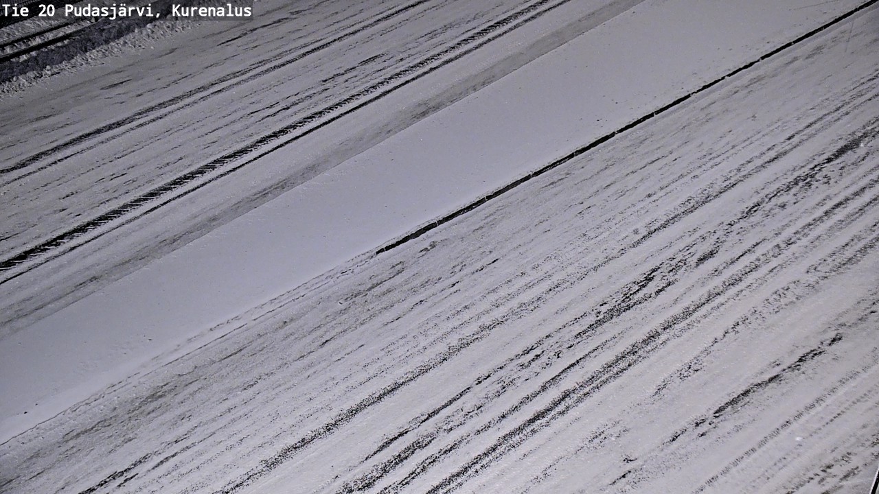 Kelikamerat Kuva Tie 20 Pudasjärvi, Kurenalus, Pudasjärvi, Pohjois-Pohjanmaa
