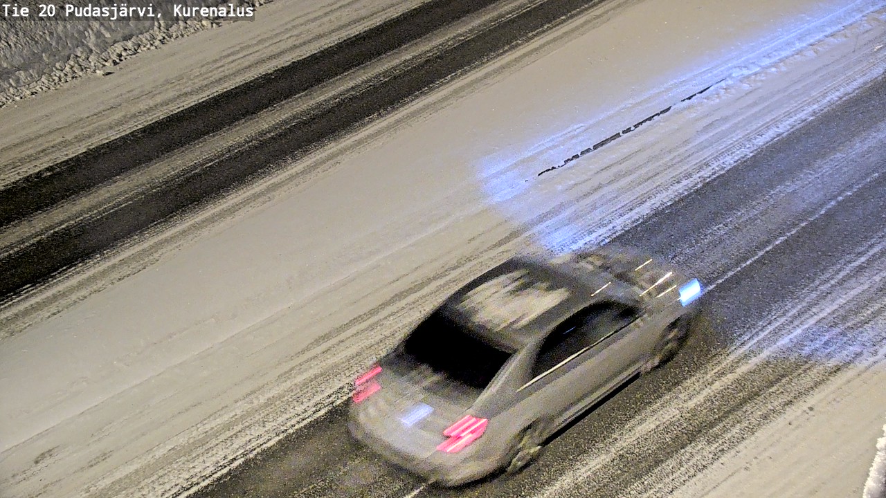 Kelikamerat Kuva Tie 20 Pudasjärvi, Kurenalus, Pudasjärvi, Pohjois-Pohjanmaa