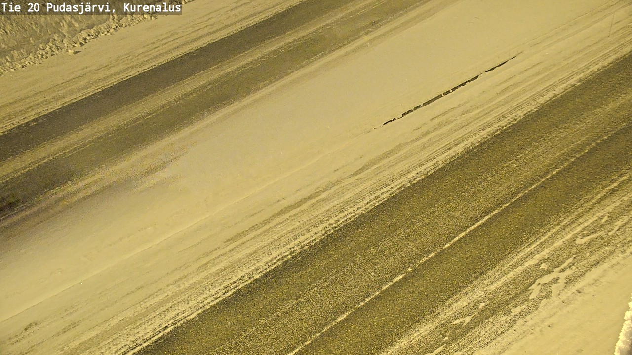 Kelikamerat Kuva Tie 20 Pudasjärvi, Kurenalus, Pudasjärvi, Pohjois-Pohjanmaa