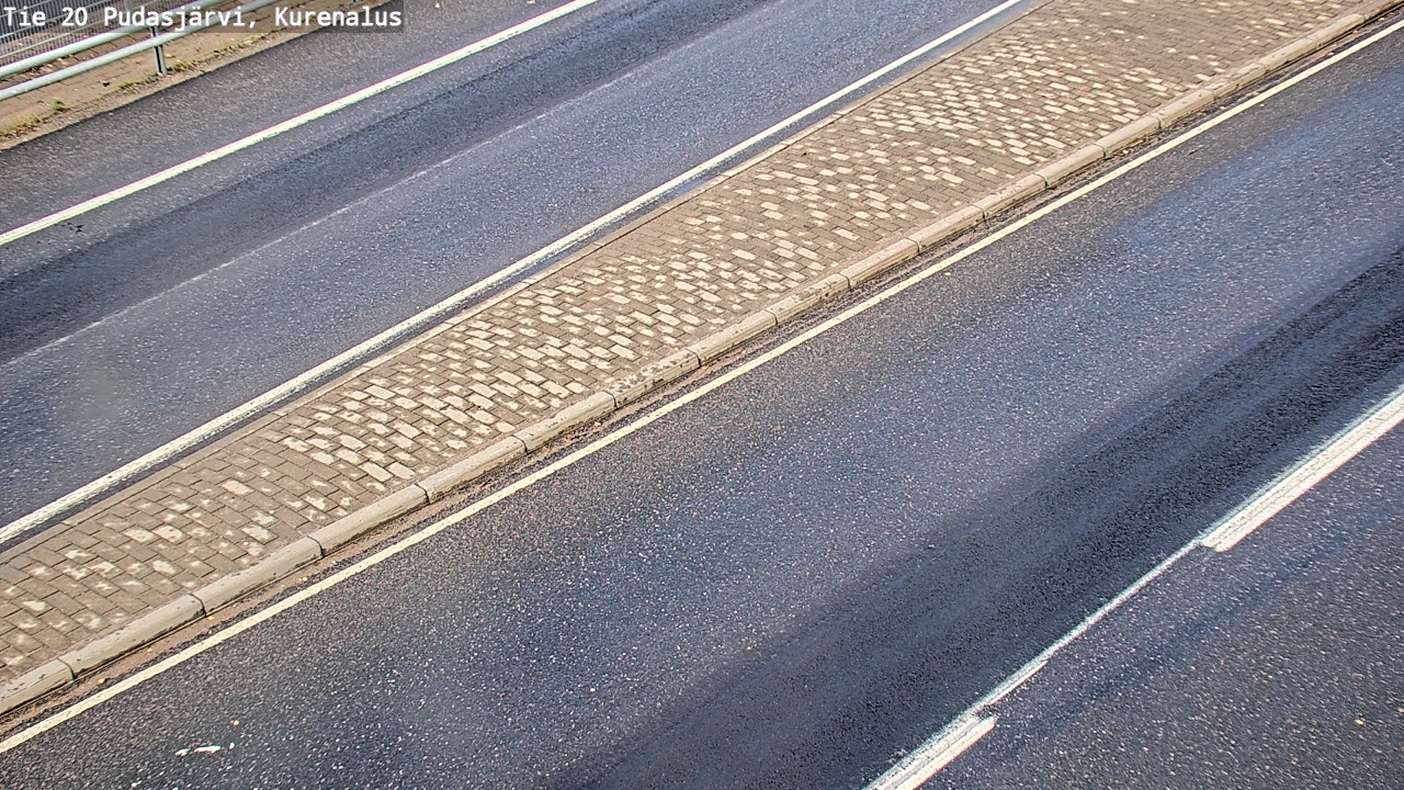Weather Camera Image Road 20 Pudasjärvi, Kurenalus, Pudasjärvi, Pohjois-Pohjanmaa