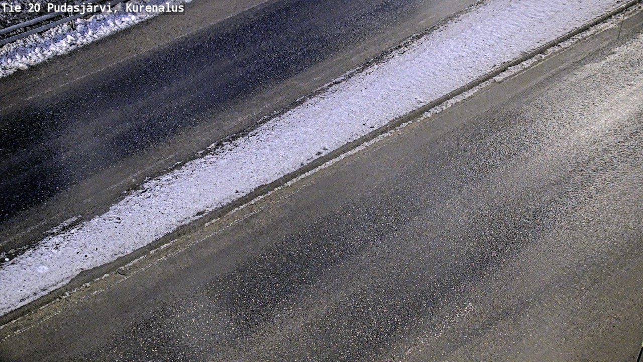 Kelikamerat Kuva Tie 20 Pudasjärvi, Kurenalus, Pudasjärvi, Pohjois-Pohjanmaa