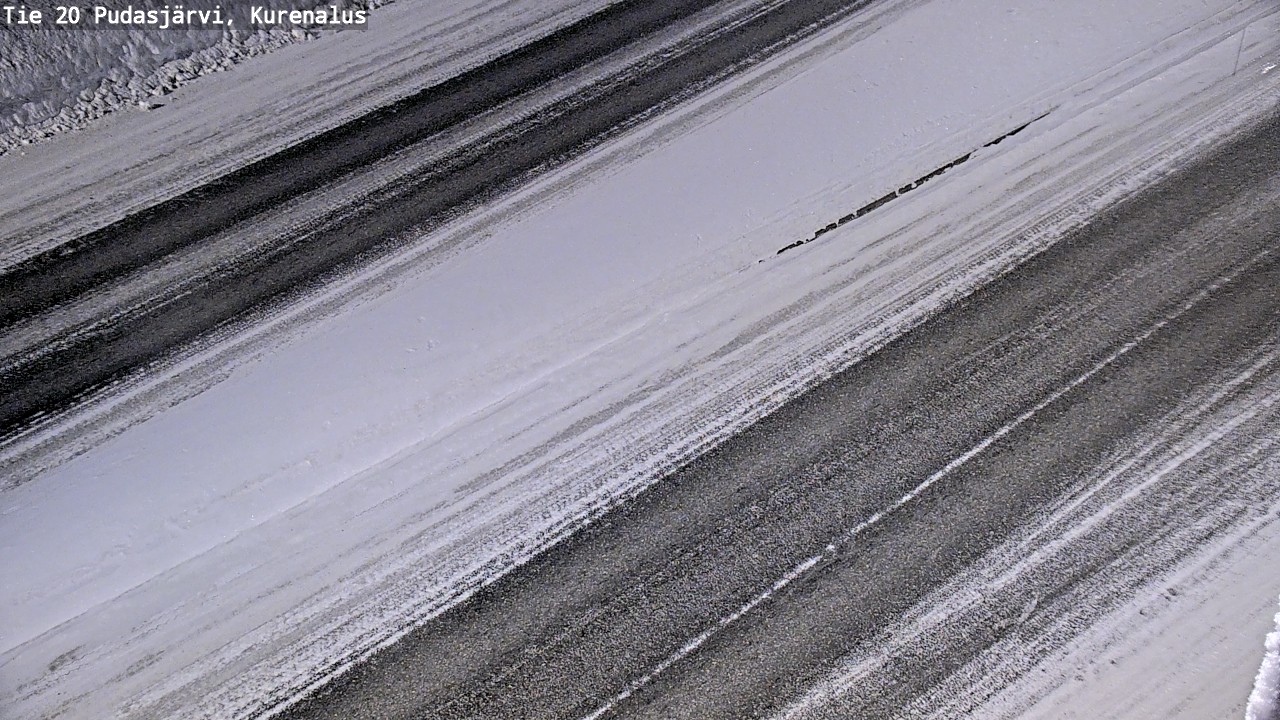 Kelikamerat Kuva Tie 20 Pudasjärvi, Kurenalus, Pudasjärvi, Pohjois-Pohjanmaa