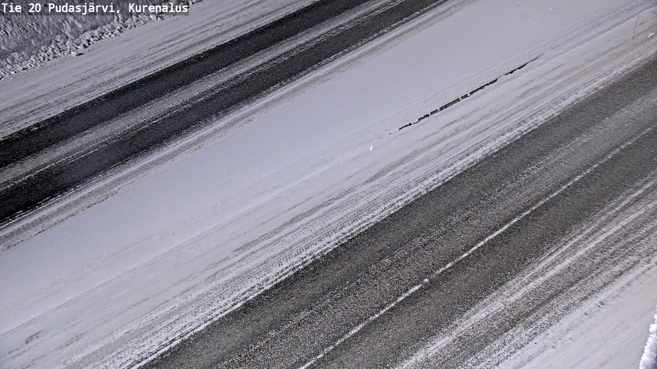 Kelikamerat Kuva Tie 20 Pudasjärvi, Kurenalus, Pudasjärvi, Pohjois-Pohjanmaa