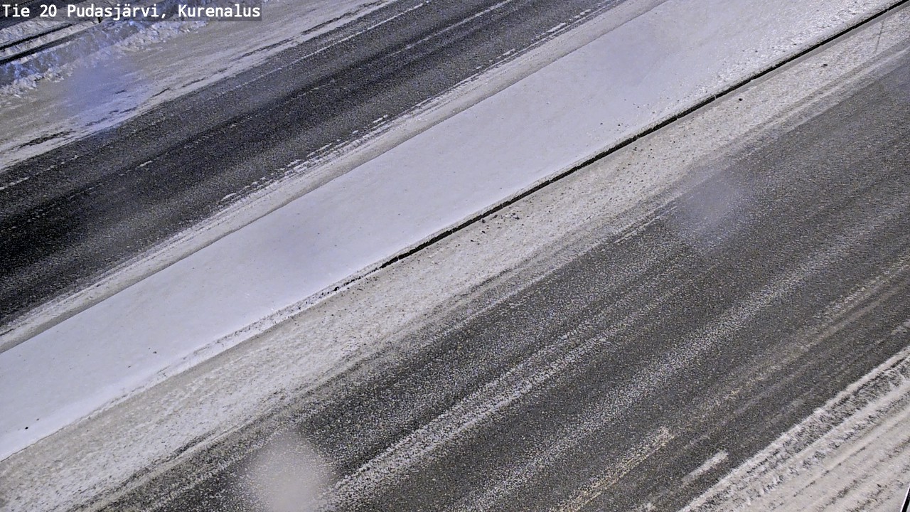 Weather Camera Image Väg 20Pudasjärvi, Kurenalus, Pudasjärvi, Pohjois-Pohjanmaa