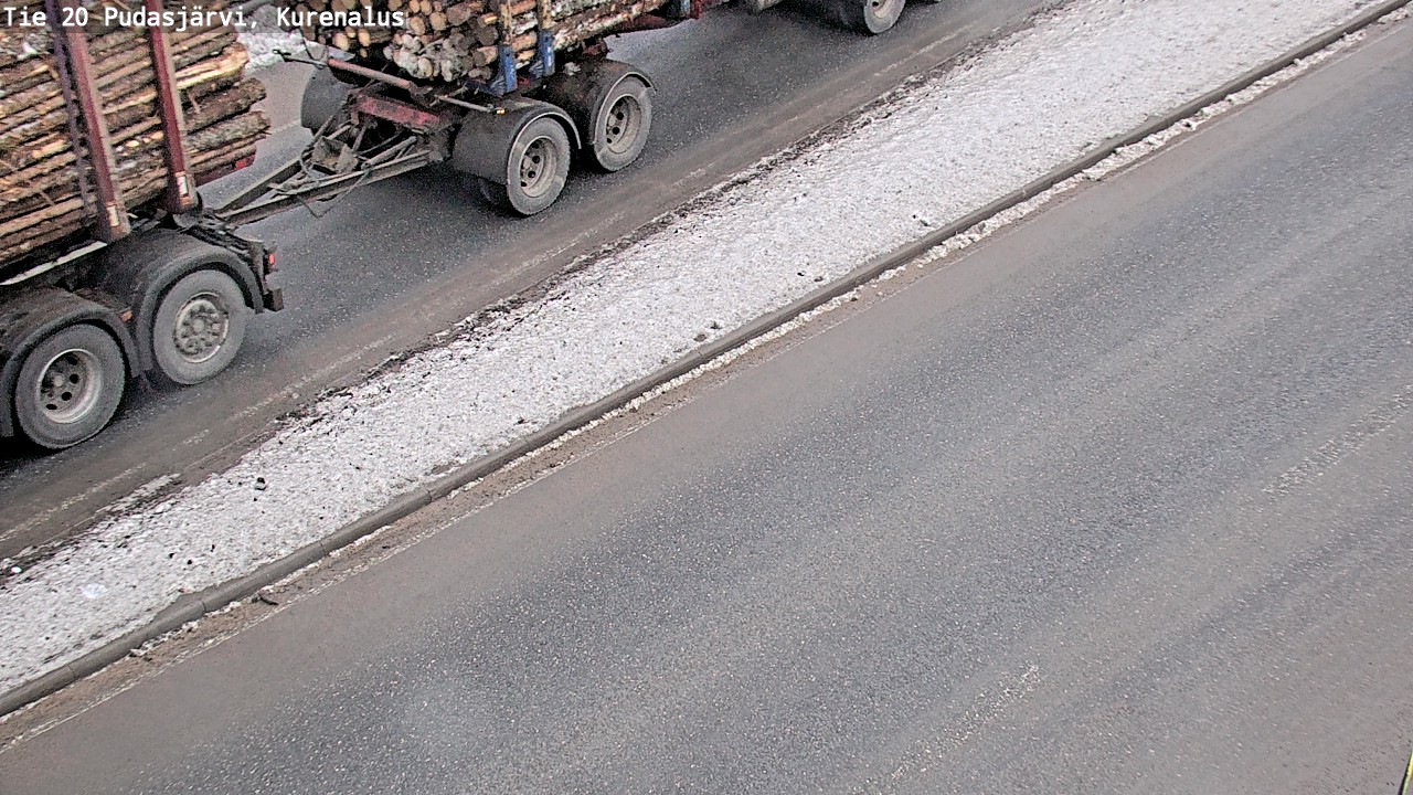 Kelikamerat Kuva Tie 20 Pudasjärvi, Kurenalus, Pudasjärvi, Pohjois-Pohjanmaa