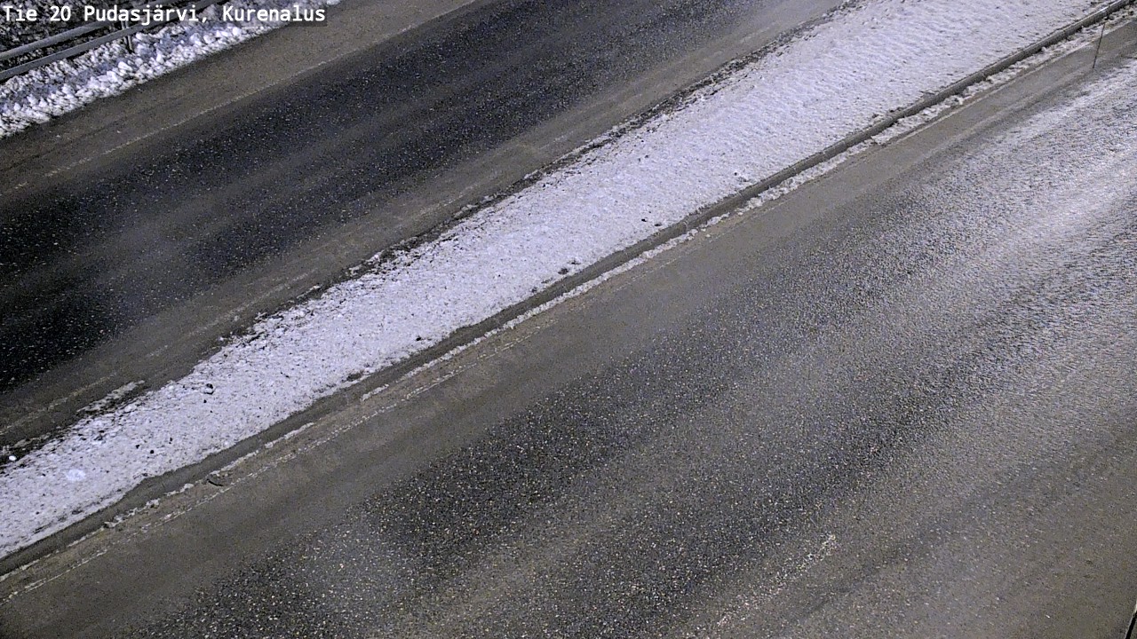 Kelikamerat Kuva Tie 20 Pudasjärvi, Kurenalus, Pudasjärvi, Pohjois-Pohjanmaa