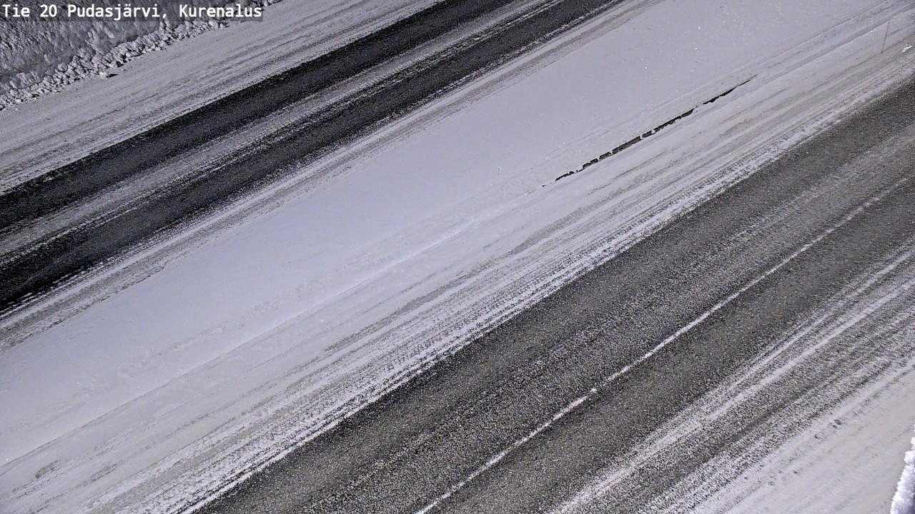 Kelikamerat Kuva Tie 20 Pudasjärvi, Kurenalus, Pudasjärvi, Pohjois-Pohjanmaa
