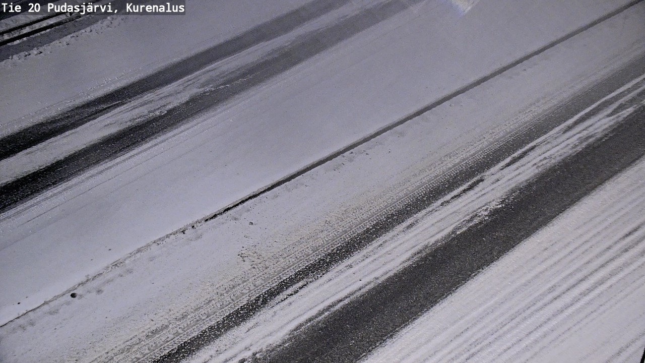 Weather Camera Image Väg 20Pudasjärvi, Kurenalus, Pudasjärvi, Pohjois-Pohjanmaa