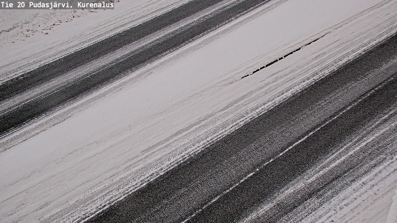 Kelikamerat Kuva Tie 20 Pudasjärvi, Kurenalus, Pudasjärvi, Pohjois-Pohjanmaa