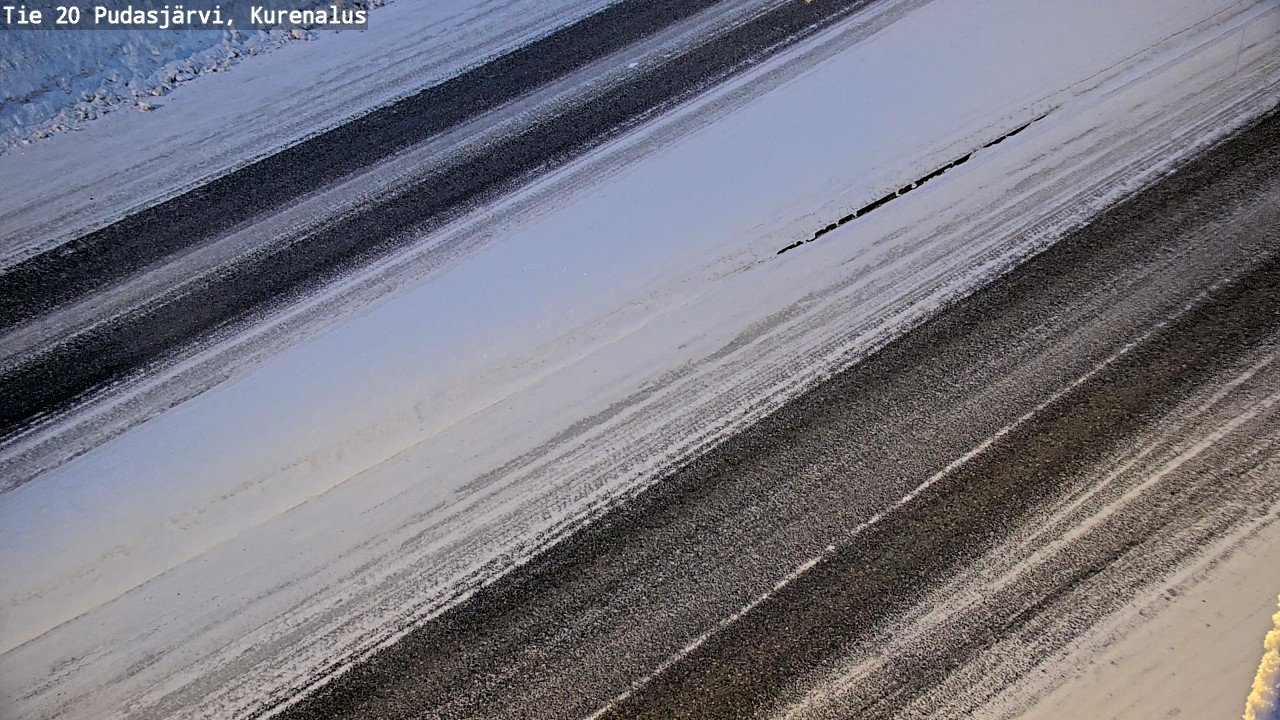 Kelikamerat Kuva Tie 20 Pudasjärvi, Kurenalus, Pudasjärvi, Pohjois-Pohjanmaa
