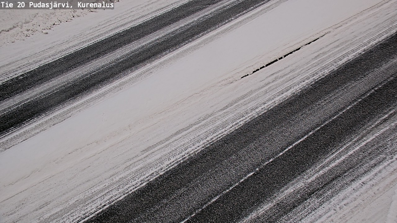 Kelikamerat Kuva Tie 20 Pudasjärvi, Kurenalus, Pudasjärvi, Pohjois-Pohjanmaa