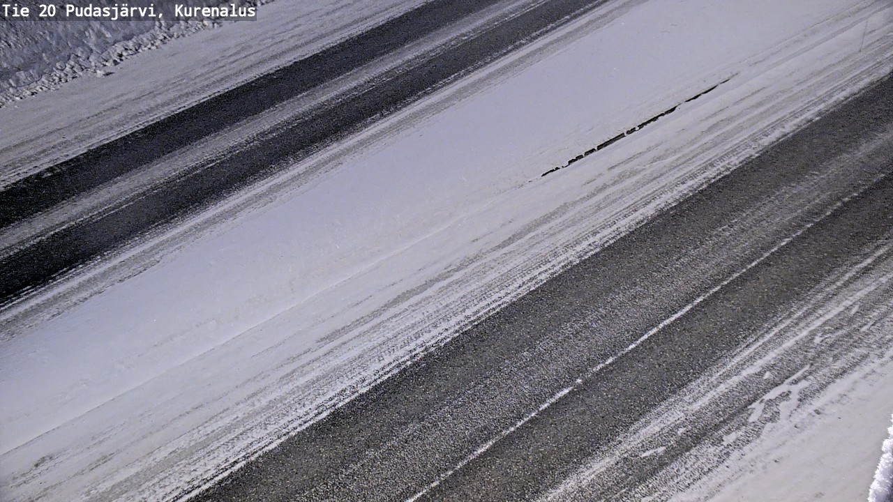 Kelikamerat Kuva Tie 20 Pudasjärvi, Kurenalus, Pudasjärvi, Pohjois-Pohjanmaa
