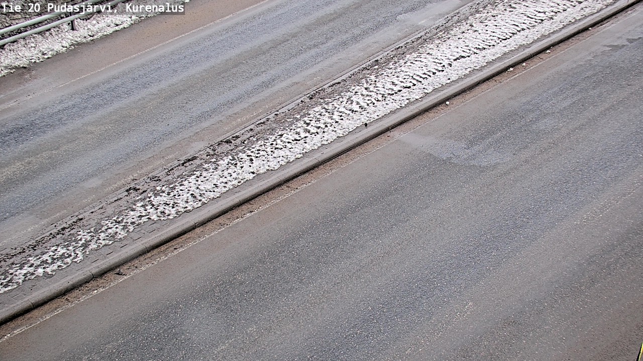 Weather Camera Image Väg 20Pudasjärvi, Kurenalus, Pudasjärvi, Pohjois-Pohjanmaa