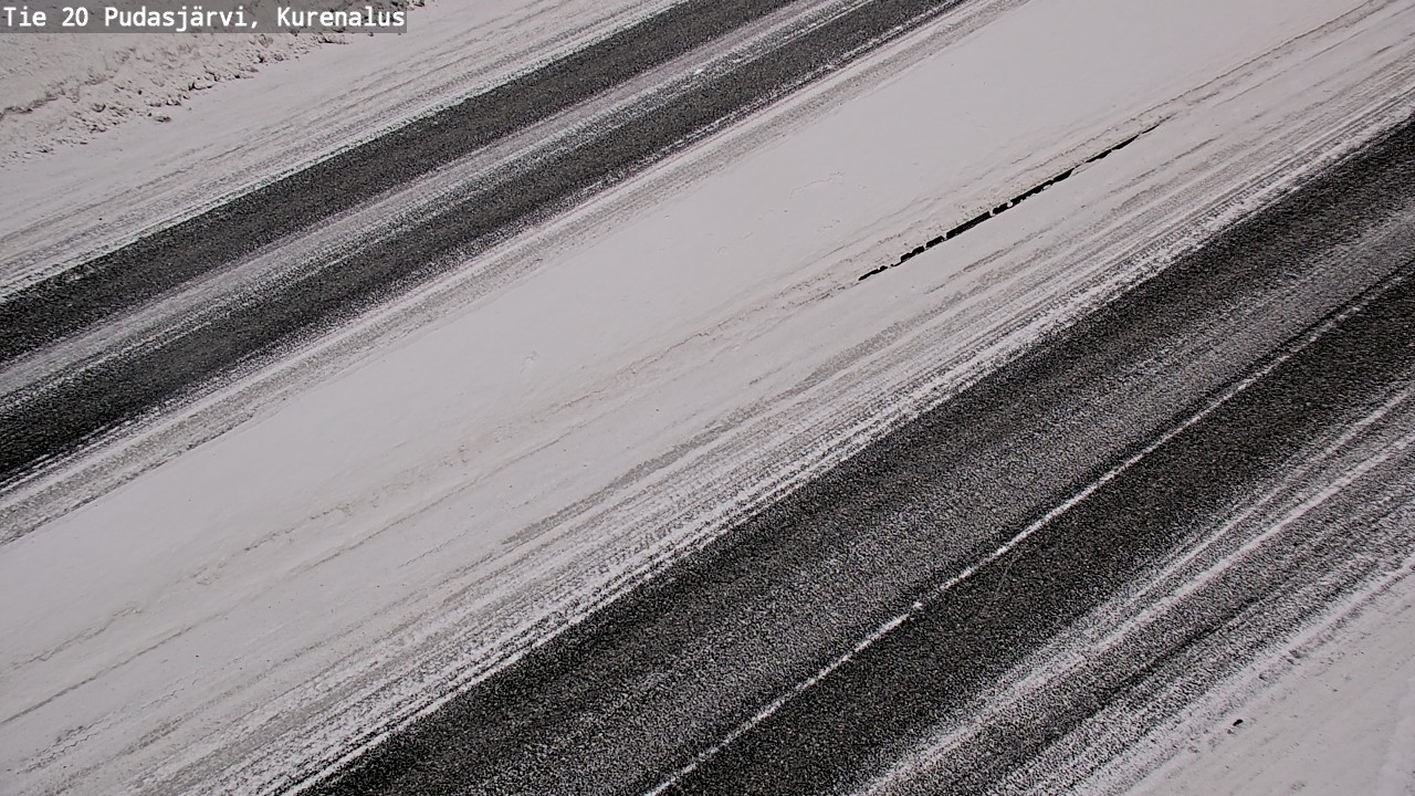 Kelikamerat Kuva Tie 20 Pudasjärvi, Kurenalus, Pudasjärvi, Pohjois-Pohjanmaa