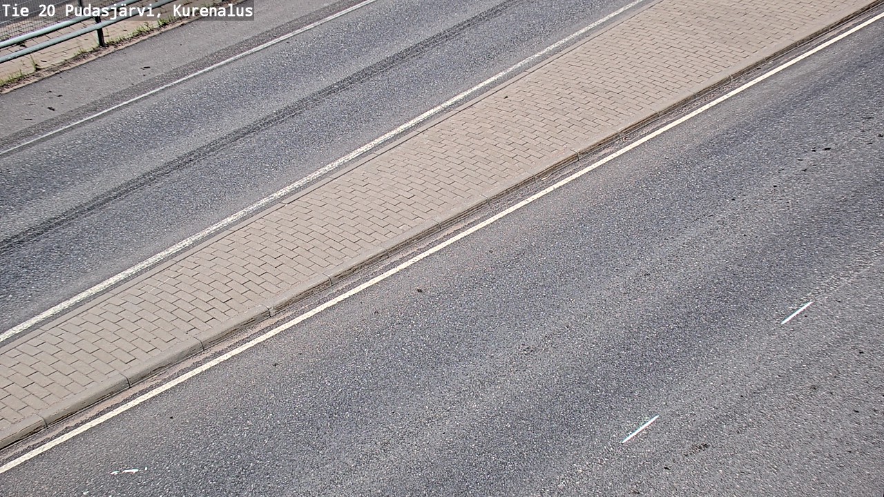 Weather Camera Image Väg 20Pudasjärvi, Kurenalus, Pudasjärvi, Pohjois-Pohjanmaa