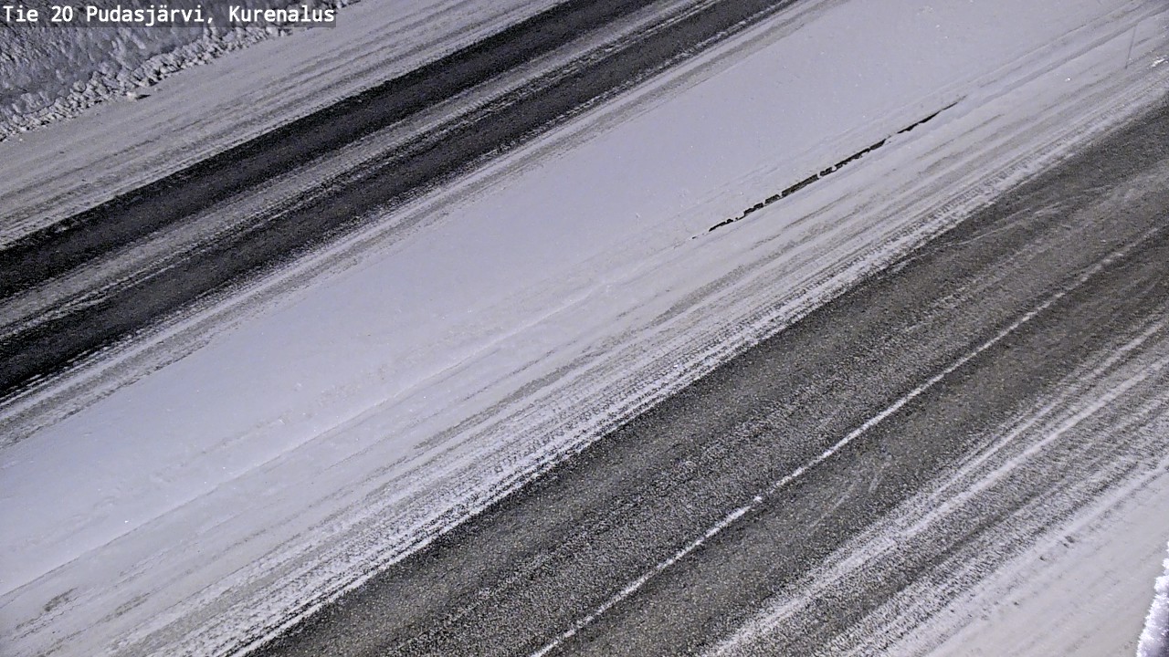 Kelikamerat Kuva Tie 20 Pudasjärvi, Kurenalus, Pudasjärvi, Pohjois-Pohjanmaa
