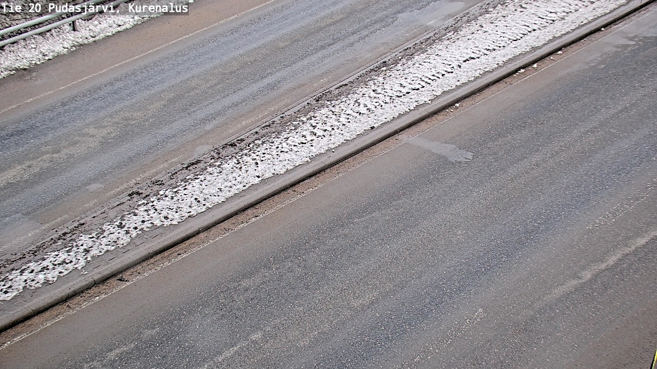Weather Camera Image Väg 20Pudasjärvi, Kurenalus, Pudasjärvi, Pohjois-Pohjanmaa