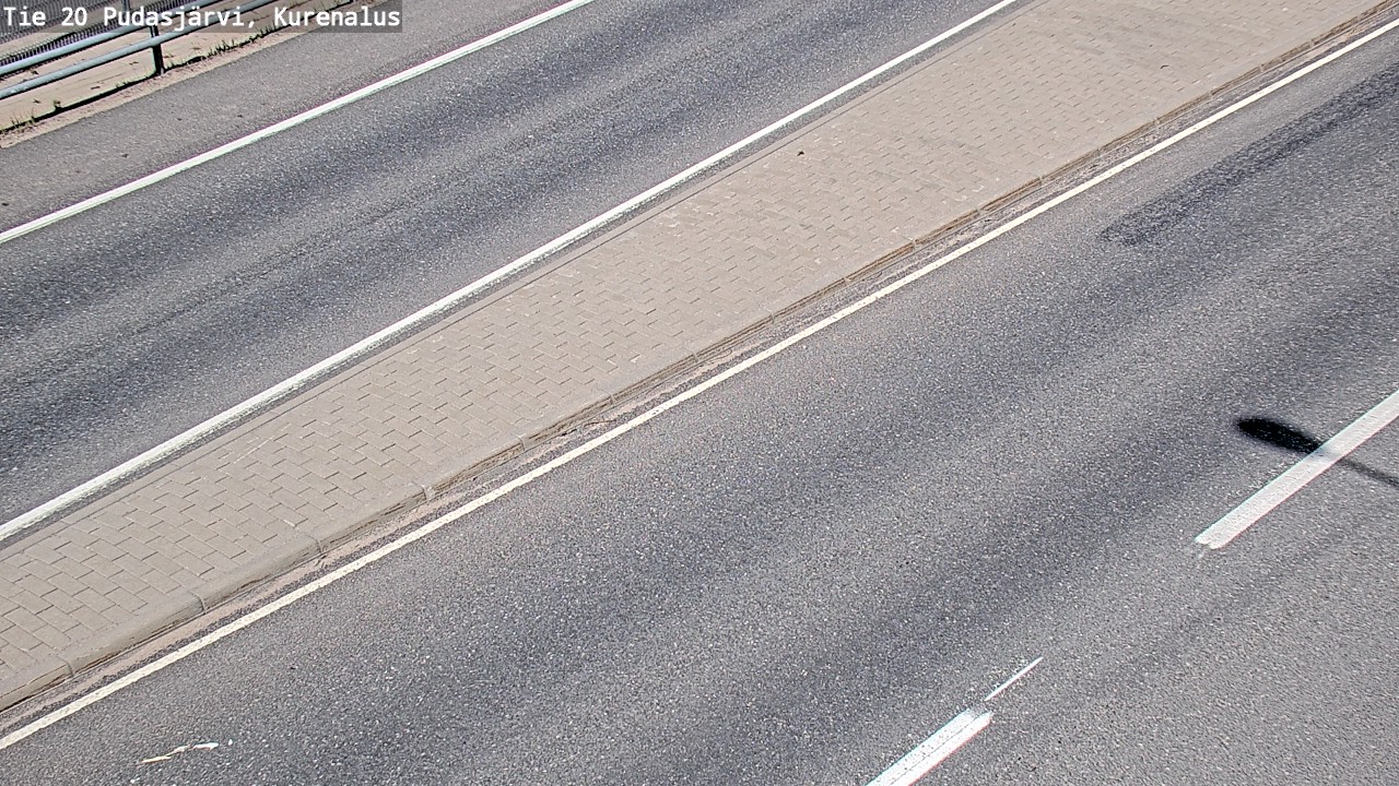 Weather Camera Image Road 20 Pudasjärvi, Kurenalus, Pudasjärvi, Pohjois-Pohjanmaa