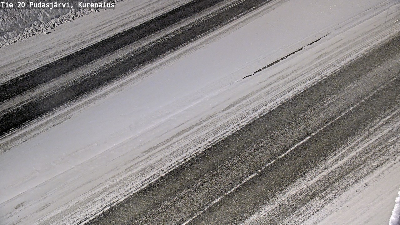 Kelikamerat Kuva Tie 20 Pudasjärvi, Kurenalus, Pudasjärvi, Pohjois-Pohjanmaa