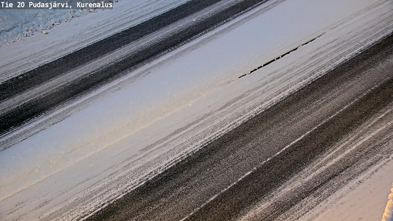 Kelikamerat Kuva Tie 20 Pudasjärvi, Kurenalus, Pudasjärvi, Pohjois-Pohjanmaa