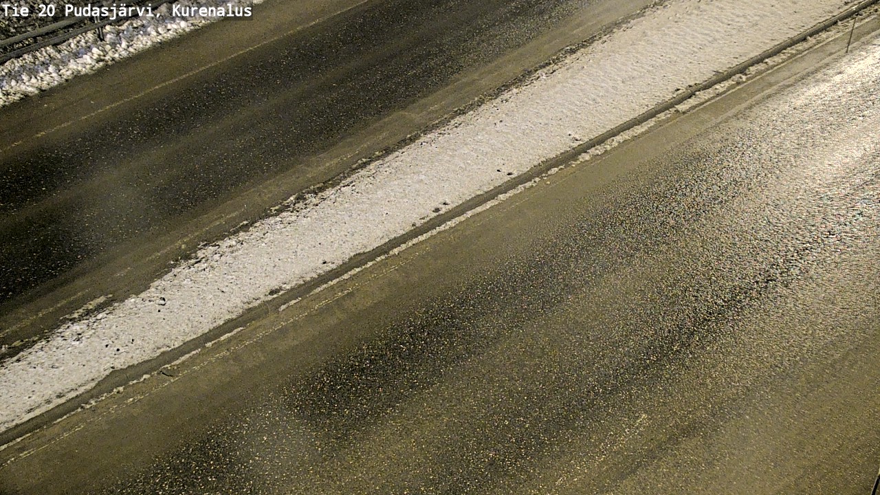 Kelikamerat Kuva Tie 20 Pudasjärvi, Kurenalus, Pudasjärvi, Pohjois-Pohjanmaa