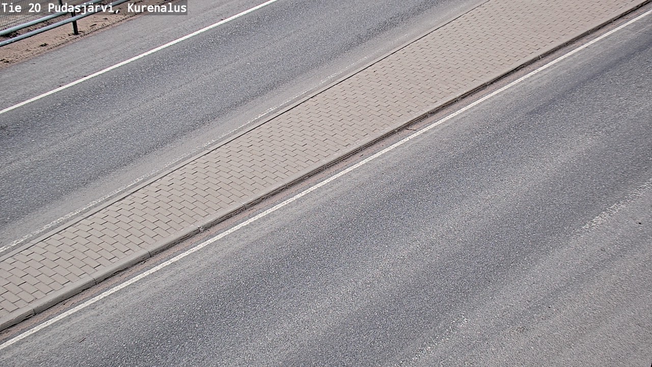 Weather Camera Image Väg 20Pudasjärvi, Kurenalus, Pudasjärvi, Pohjois-Pohjanmaa