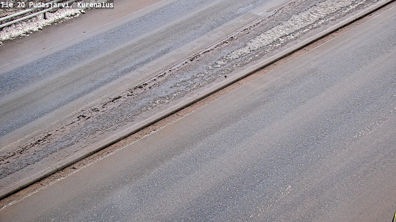 Weather Camera Image Road 20 Pudasjärvi, Kurenalus, Pudasjärvi, Pohjois-Pohjanmaa