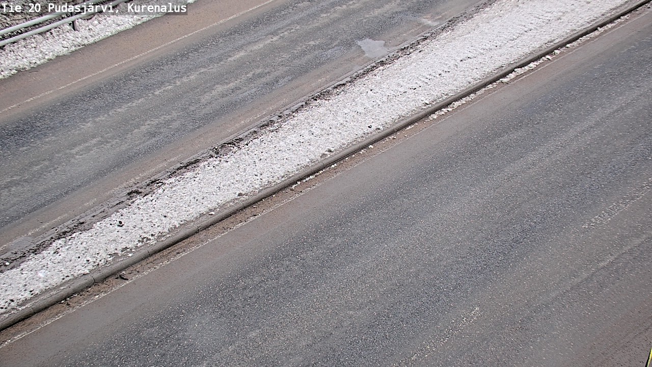 Weather Camera Image Väg 20Pudasjärvi, Kurenalus, Pudasjärvi, Pohjois-Pohjanmaa
