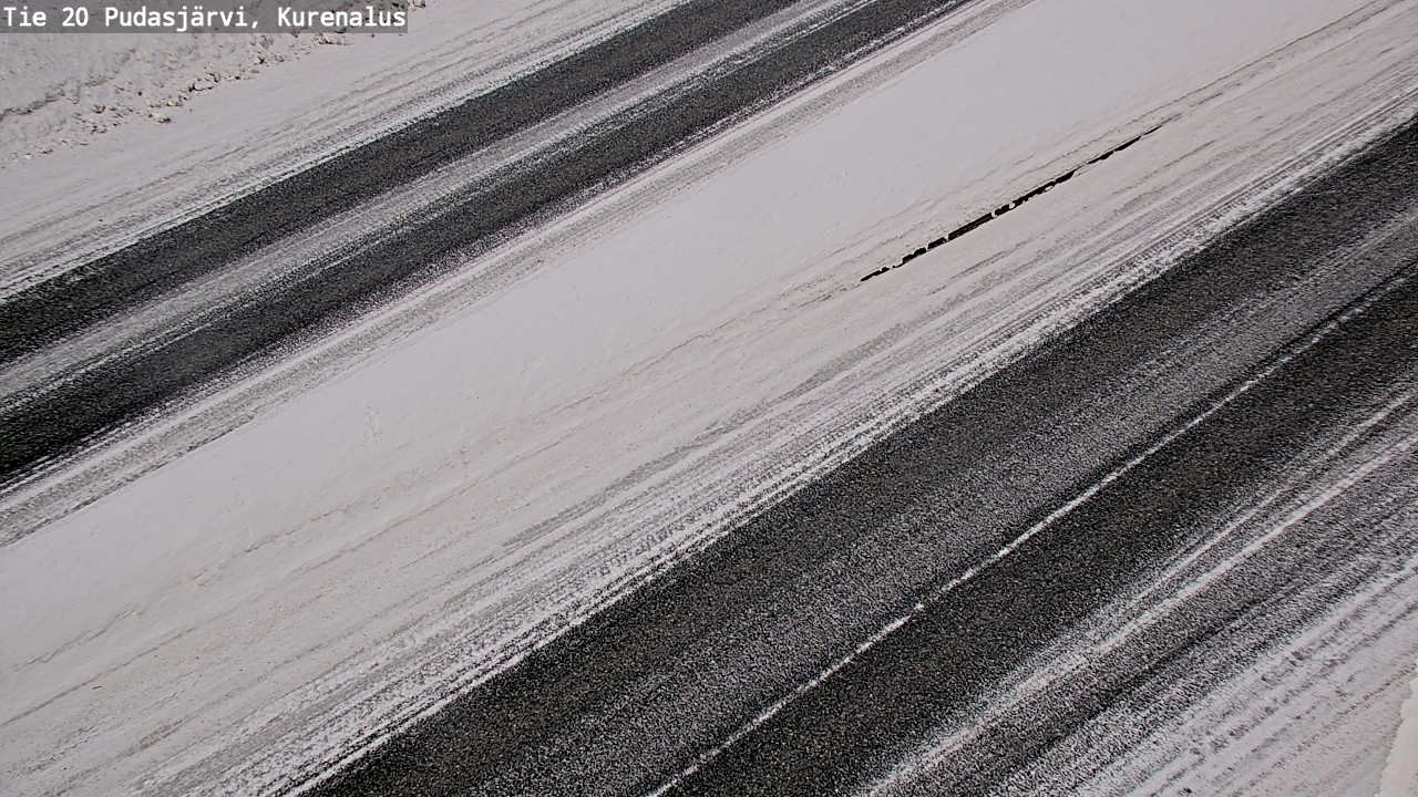 Kelikamerat Kuva Tie 20 Pudasjärvi, Kurenalus, Pudasjärvi, Pohjois-Pohjanmaa