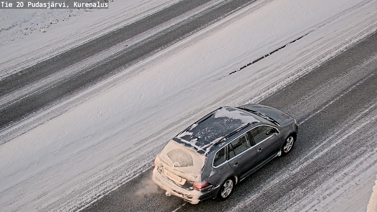 Kelikamerat Kuva Tie 20 Pudasjärvi, Kurenalus, Pudasjärvi, Pohjois-Pohjanmaa