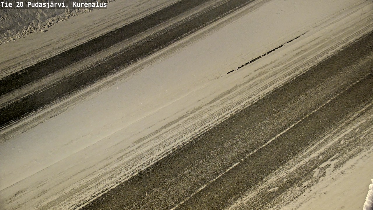 Kelikamerat Kuva Tie 20 Pudasjärvi, Kurenalus, Pudasjärvi, Pohjois-Pohjanmaa