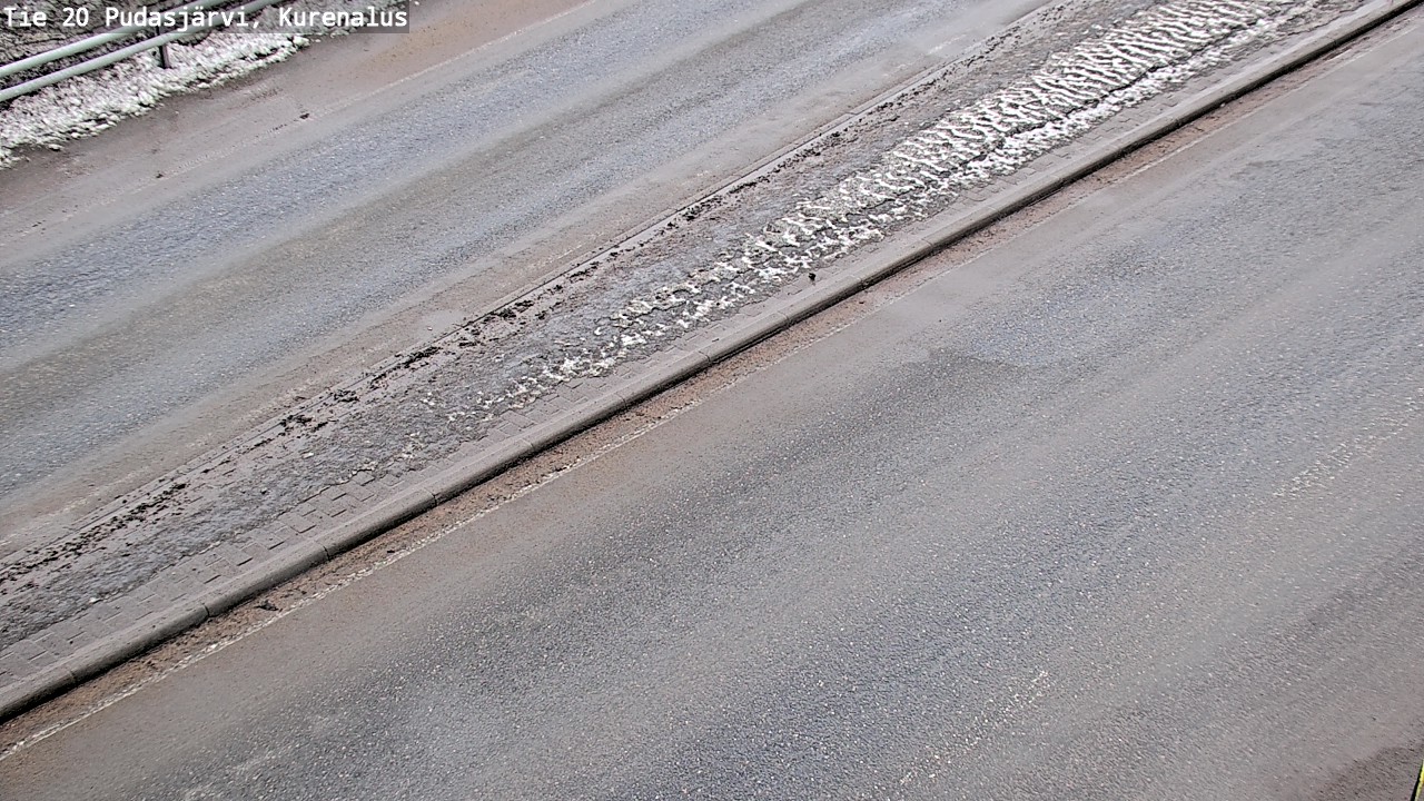 Weather Camera Image Väg 20Pudasjärvi, Kurenalus, Pudasjärvi, Pohjois-Pohjanmaa