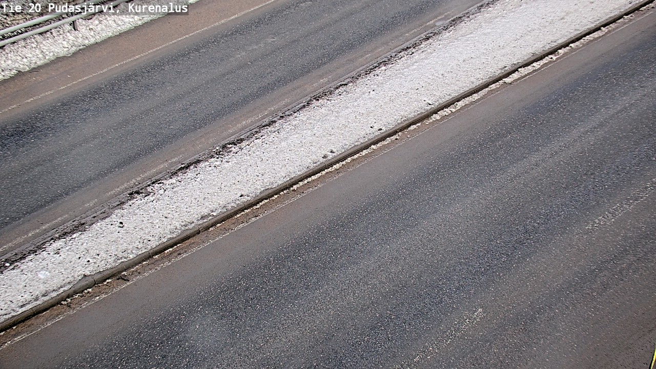 Weather Camera Image Väg 20Pudasjärvi, Kurenalus, Pudasjärvi, Pohjois-Pohjanmaa