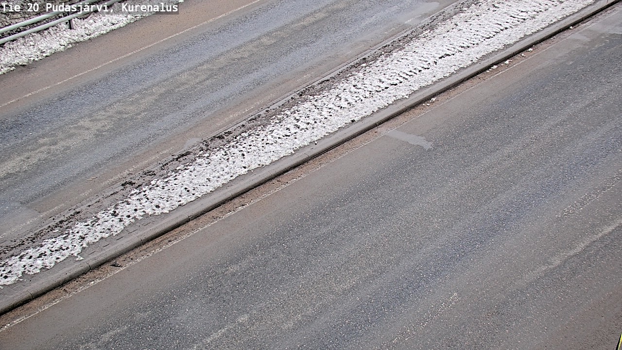 Weather Camera Image Väg 20Pudasjärvi, Kurenalus, Pudasjärvi, Pohjois-Pohjanmaa