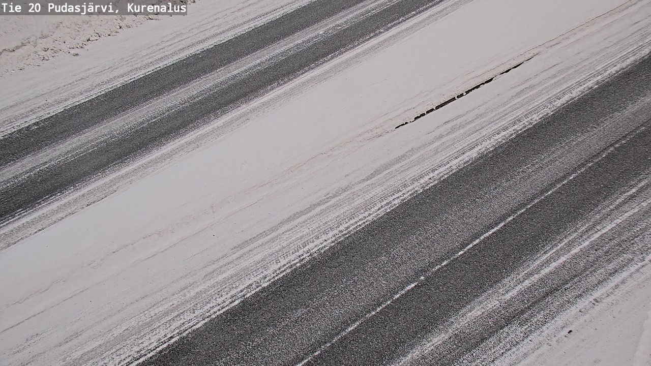 Kelikamerat Kuva Tie 20 Pudasjärvi, Kurenalus, Pudasjärvi, Pohjois-Pohjanmaa